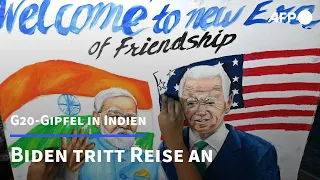 US-Präsident Biden zum G20-Gipfel nach Indien aufgebrochen | AFP