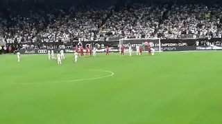 Rodrigo goes free kick goal vs BayernMunich.