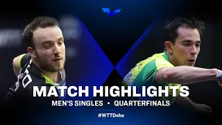 Simon Gauzy vs Hugo Calderano | WTT Star Contender Doha 2021 | Men's Singles | Quarterfinals