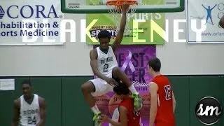 Antonio Blakeney catches BIG Tip Dunk @ Breast Cancer Awareness Classic [ESPN #16 c/o 2015]