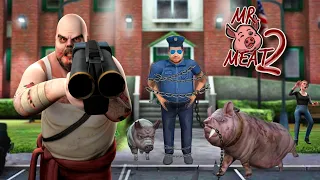 Mr Meat 2 main door Escape Gameplay| Motu Mr Meat se bachke Jail Tod kar bhag gaya😂