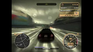 I drove till they called a CHOPPERRR!! Benz CLK500 police chase | Need For Speed Most Wanted |