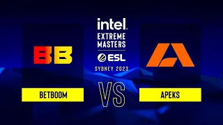 BetBoom vs. Apeks - Map 3 Mirage - IEM Sydney 2023 - CQ - Europe