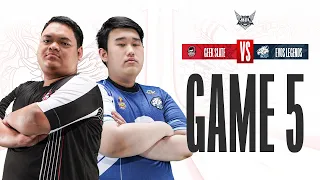 GEEK SLATE vs EVOS LEGENDS | Playoffs DAY 1 - MATCH 1 GAME 5 #MPLIDS11