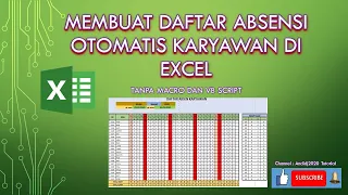 Rahasia Membuat Daftar Absensi Otomatis Karyawan di Excel