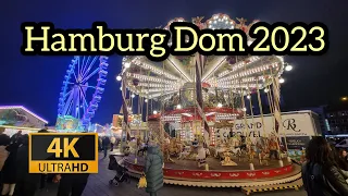 Hamburg Dom 2023 4K Germany Walking Tour