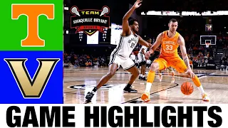 #8 Tennessee vs Vanderbilt Highlights | NCAA Men's Basketball | 2024 College Basketball