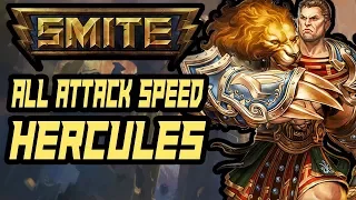 MAX ATTACK SPEED HERCULES - Smite Troll Life Ep.99