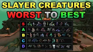 Slayer Creatures Ranked Worst to Best [RuneScape 3]