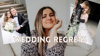 MY 10+ WEDDING DAY REGRETS l THINGS EVERY BRIDE SHOULD KNOW