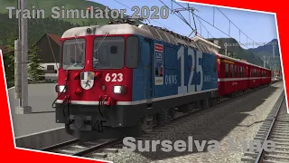 Train Simulator 2020 | Surselva Line | RhB GE 4/4 II | Rhine Gorge Tour | TS2020 | Let's Play | HD