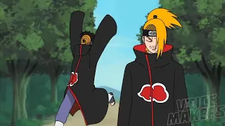 Tobi conta para deidara que está namorando a konan