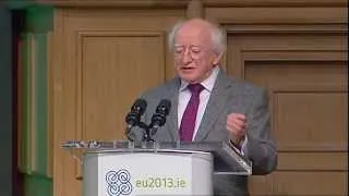 Michael D. Higgins, President of Ireland: Hunger - Nutrition - Climate Justice