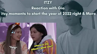 ITZY Reaction with Gio itzy moments to start the year of 2022 right & More