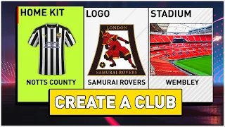 10 ENGLISH Create-A-Club Ideas for FIFA 23 Career Mode!