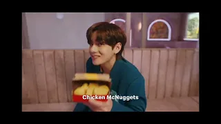 bts meal ad but only chicken McNuggets