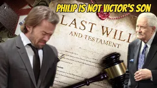Philip is not Victor and Kate's son, Victor knew this secret before he died Days spoilers on peacock