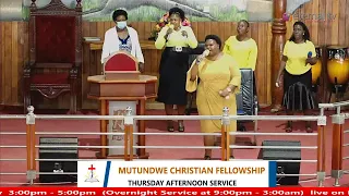 MCF: Thursday Afternoon Service with Pastor Tom Mugerwa 14-October-2021