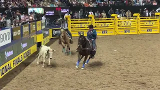 Team Roping National Finals Rodeo Las Vegas December 2022