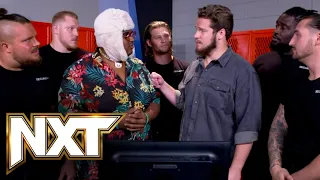 Hank Walker gives Quincy a pat of encouragement: WWE NXT, Oct. 11, 2022