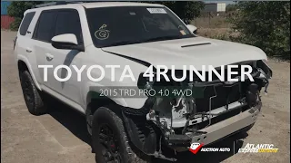 Авто из США. Привезли клиенту Toyota 4Runner (2015)
