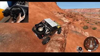 Realistic Rock Crawling with Gaming Wheel and Shifter in BeamNG.Drive | Logitech G29 Gameplay