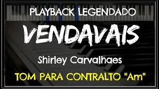 🎤 Vendavais (PLAYBACK LEGENDADO - TOM CONTRALTO "Am") Shirley Carvalhaes, by Niel Nascimento
