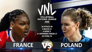 France vs Poland | Women's VNL 2024