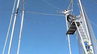 Flying Trapeze: set split catch