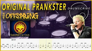 Original Prankster - The Offspring | Drum Sheet Music Play-Along | DRUMSCRIBE