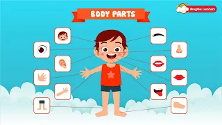 Bé học tiếng Anh chủ đề Các bộ phận cơ thể| Khóa học tiếng Anh cho trẻ em | Học tiếng Anh trẻ em