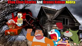 Choo Choo Charles And Granny Kidnap Nobita 😭