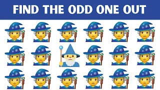 Find the Odd Emoji One Out Easy, Medium, Hard Challenge | Emoji Puzzle Quiz | Puzzle Hut