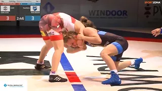 FW 53 kg: J. Omilusik VS A. Walerzak (No. 1/9)