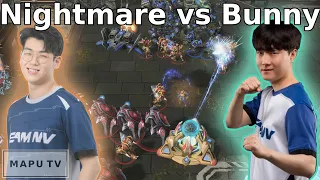 Nailbiter! - Nightmare vs Bunny - Bo3 - (StarCraft2)