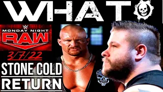 RAW 3/7/22: Not Even Stone Cold Steve Austin Can Save This Show! WWE WrestleMania Season HOBBLES ON!