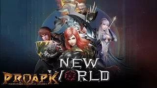 NEW WORLD Gameplay Android / iOS (Open World MMORPG) (KR)