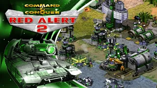 Red Alert 2 | The key points for a victory | (7 vs 1 + Superweapons)