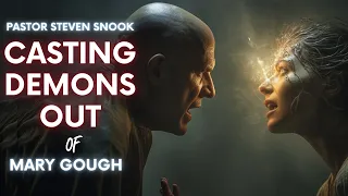 Pastor Steven Snook casting demons out of Mary Gough #deliverance #jesus #christian