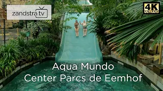 Het mooiste zwembad van Nederland 🇳🇱 Aqua Mundo Center Parcs de Eemhof| DRONE | 4K | EN&GE SUBS| #60