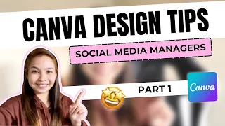 5 Canva Design Useful Tips for Beginners | Social Media Manager | Graphic Designer (Part 1) [CC Eng]