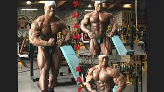 HIGH QUALITY FOOTAGE OF SHAWN RAY POSING IN  POWERHOUSE GYM ( OLD SCHOOL)