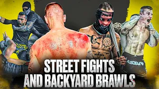 The Most Brutal Street & Backyard Fights - Bare Knuckle, MMA & Boxing Knockouts