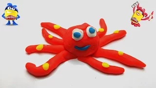 Play Doh Octopus / Oyun Hamurundan Ahtapot Yapımı