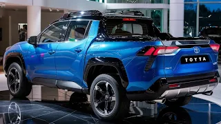 New 2025 Toyota Rav 4 pickup Unveiled Blue - interior and exterior-The Most powerful pickup