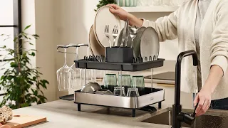 Joseph Joseph Excel™ Stainless-steel 2-Tier Dish Rack | 851647