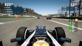 F1 2012, 24th to 1st, 100% race, legend ai, Maldonado, Hockenheim