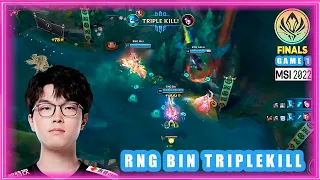 RNG Bin Triple vs T1 [RNG vs T1 MSI 2022 Final]