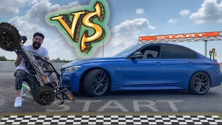 OYUNCAK ARABA vs BMW F30 !! | NEFES KESEN YARIŞ | LASTİK PARÇALANDI |