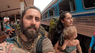 $12 Train Ride Across Thailand! 🇹🇭  Bangkok to Chiang Mai